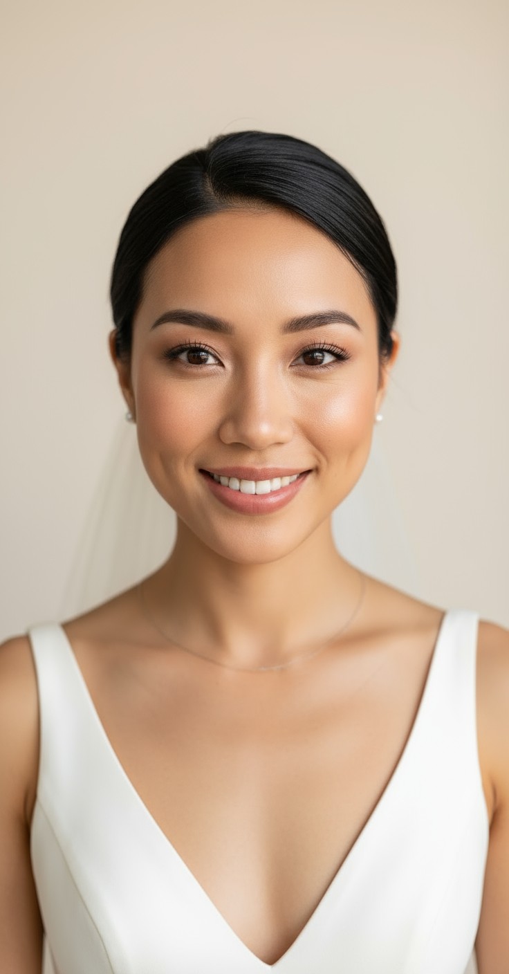 After Black Updo For Wedding